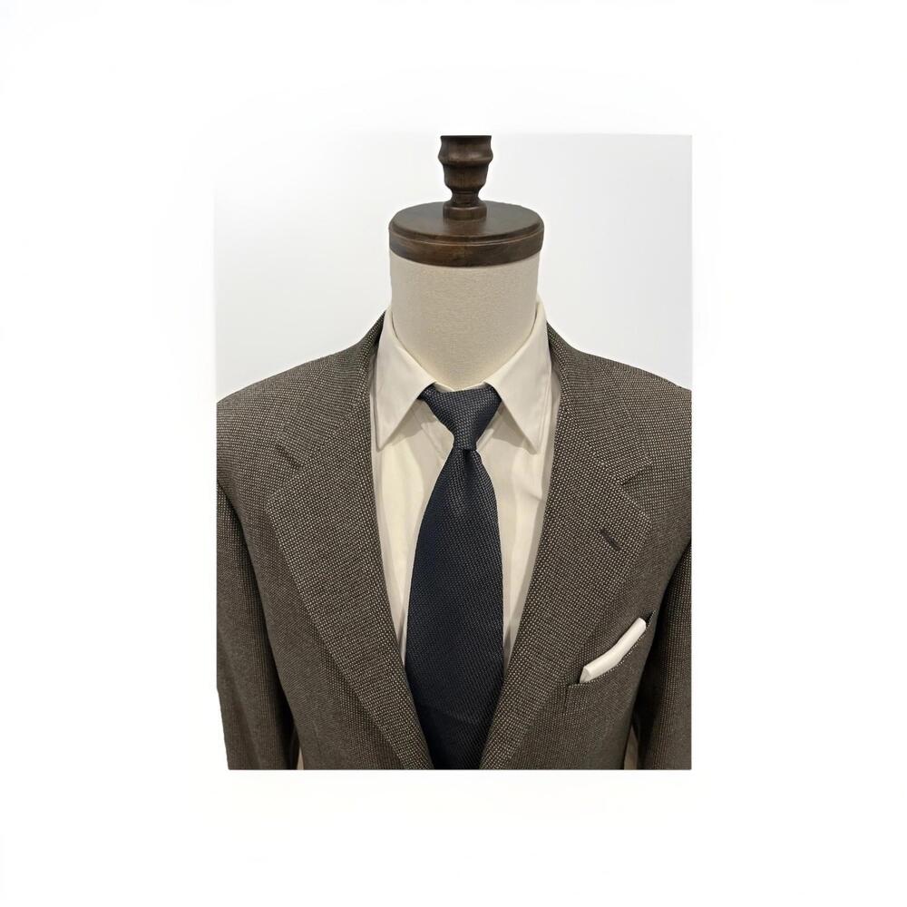 GORGEOUS PAL ZILERI MENS SPORT COAT EU58/US48 BROWN MADE ITALY 100% WOOL *READ*